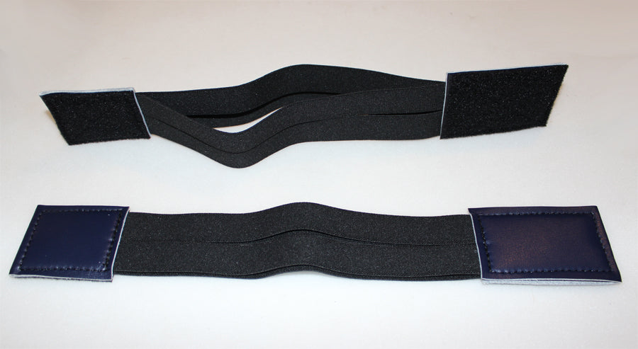 Flexible split double layer elastic straps