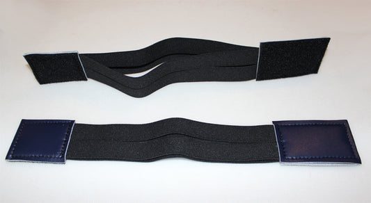 Flexible split double layer elastic straps